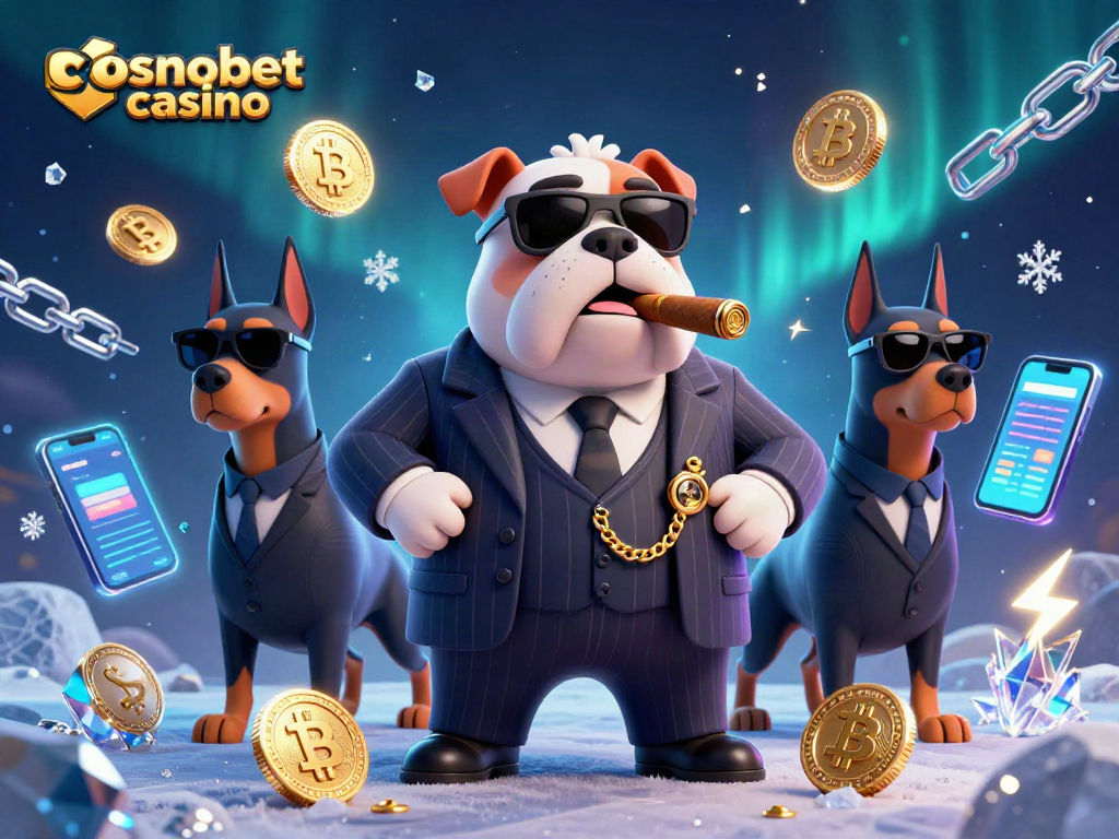 Play games at cosmobet casino with high-energy character art and vibrant digital elements.