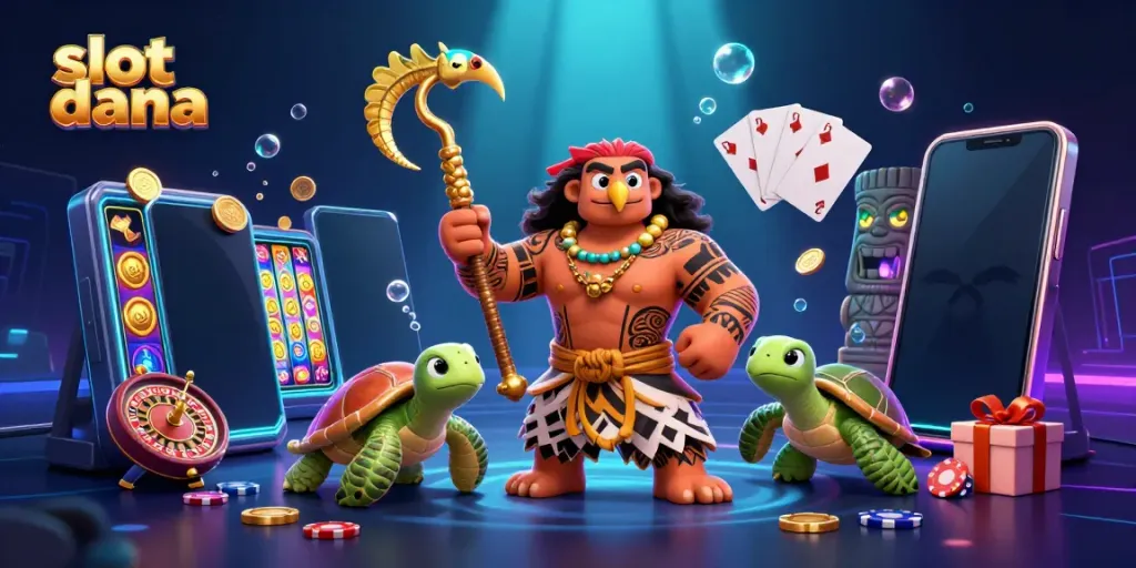 Spin vibrant slot dana games with rich visuals and exciting animations in this dynamic scene.