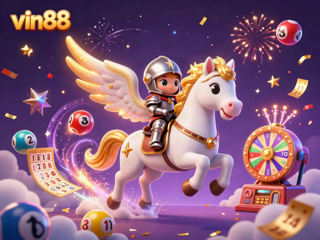 Experience the thrill of winning with vin88's vibrant lottery games and dynamic casino elements.
