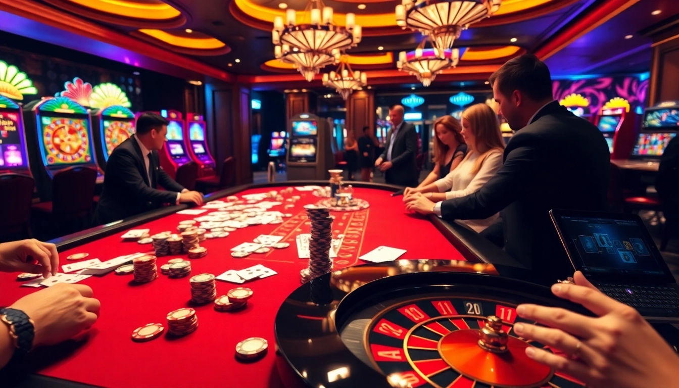 Experience the luxury of gambling at https://winbet7.vip/ with vibrant casino scenes.