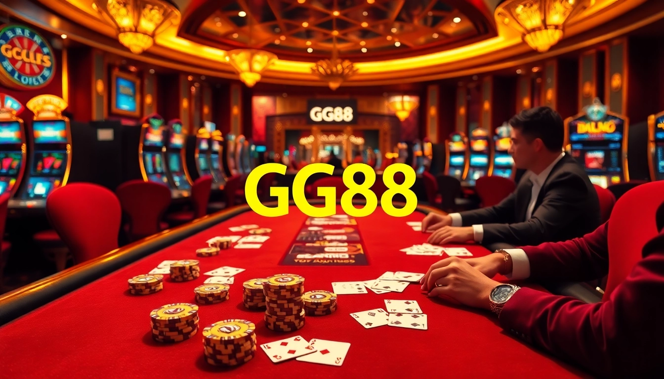 Experience thrilling gambling at GG88 with vibrant tables and lively players.