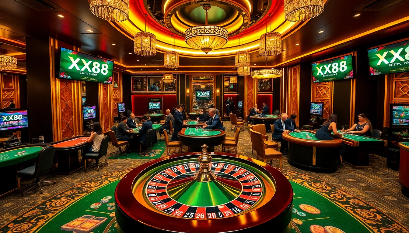 Experience thrilling moments at XX88 HOW during an exciting casino game night.