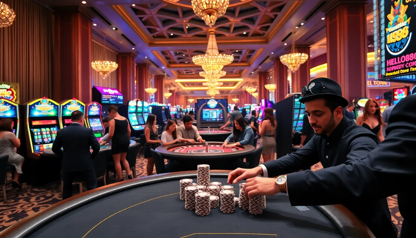 Join the thrill of Hello88 with vibrant casino games and professional dealers.