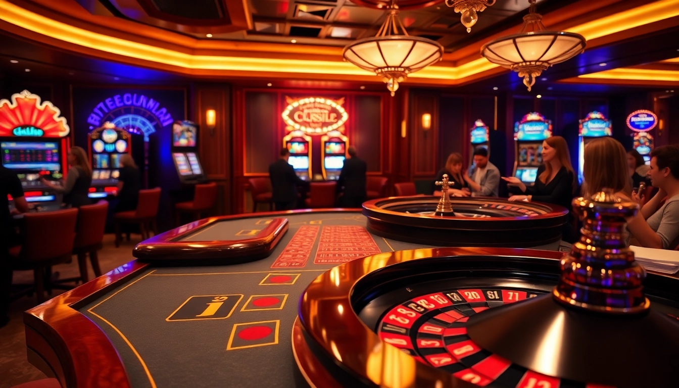 Experience the thrill of 6rwin Vip with immersive poker and roulette gameplay in a luxurious casino.