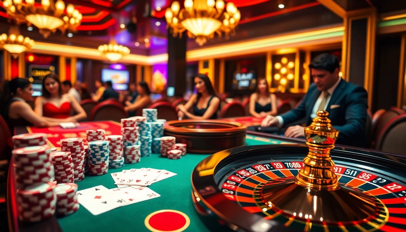 Experience the excitement of gaming at OK365LV.COM with vibrant casino visuals.