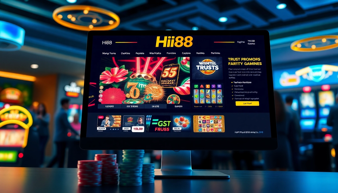 Experience the vibrant online betting interface at stimmgewitter.org, showcasing Hi88's popular games and promotions.