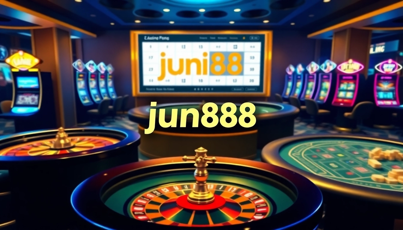 Experience the thrill of https://jun88.buzz/ with luxurious casino games including roulette and slots.