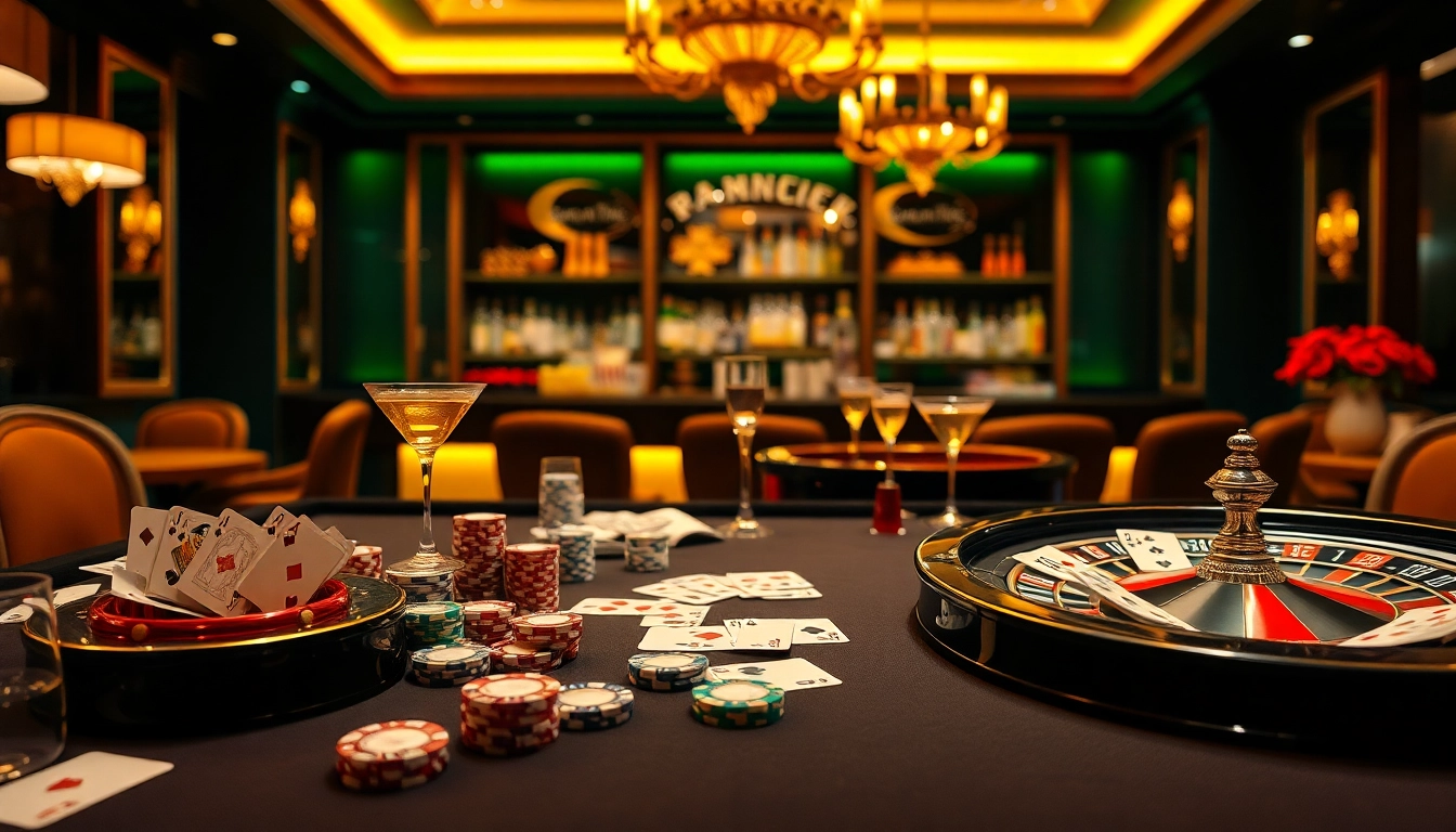 Experience the excitement at the casino table with elements from https://bl555.training/, featuring poker chips and cards.
