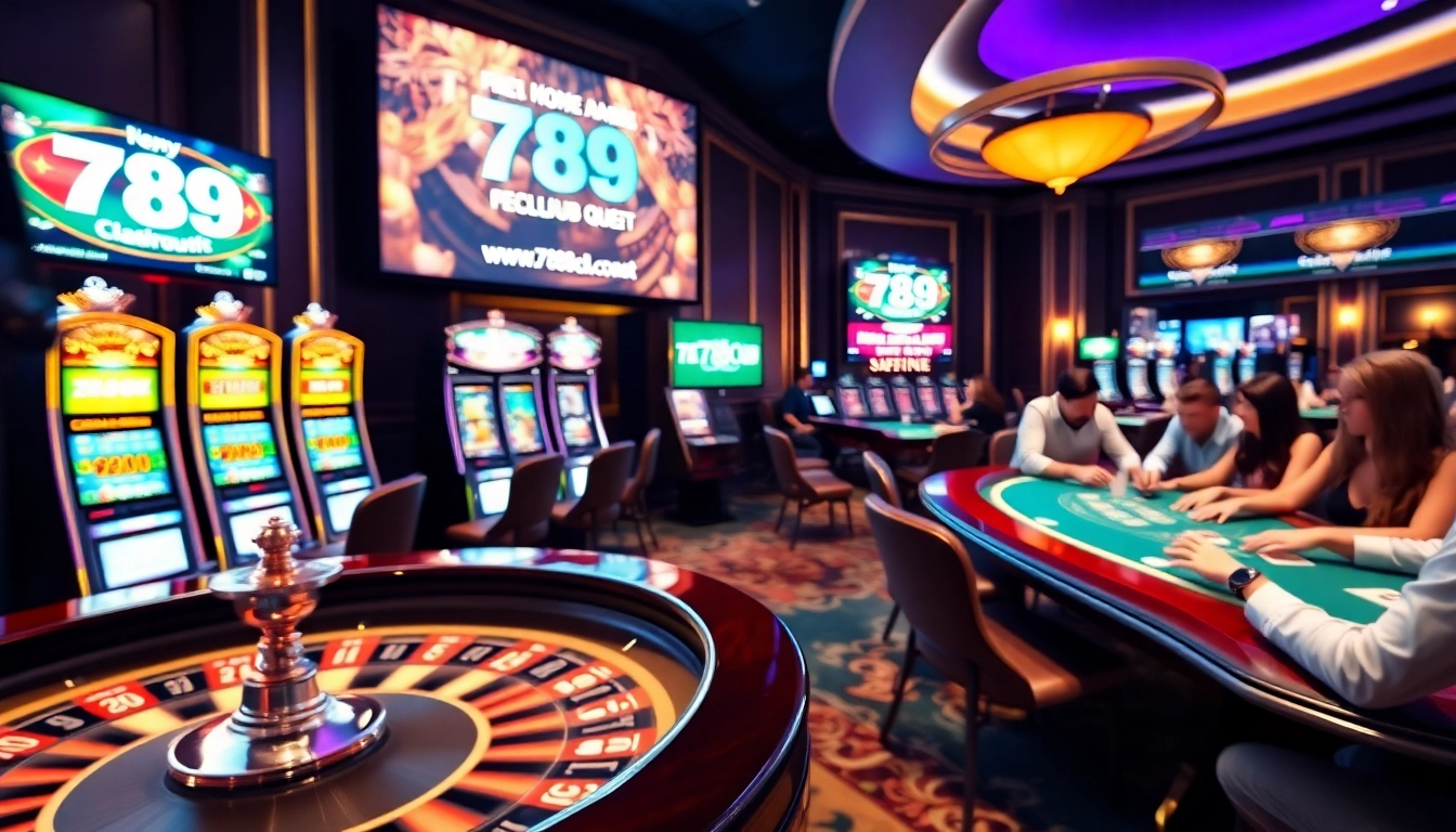 Experience luxury and excitement at https://789club.quest/ with casino tables, slot machines, and engaging players.
