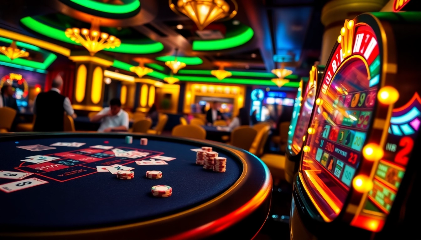 Experience the thrill of winning at hay.win with vibrant casino scenes featuring poker tables, roulette wheels, and exciting gameplay.