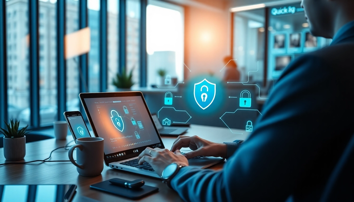 在现代工作空间中，使用多设备通过 QuickQ官网实现安全的在线浏览。