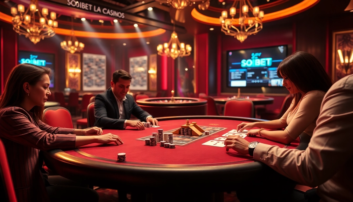 Join the excitement at https://soibet.vision/ with a thrilling poker game and luxurious casino settings.