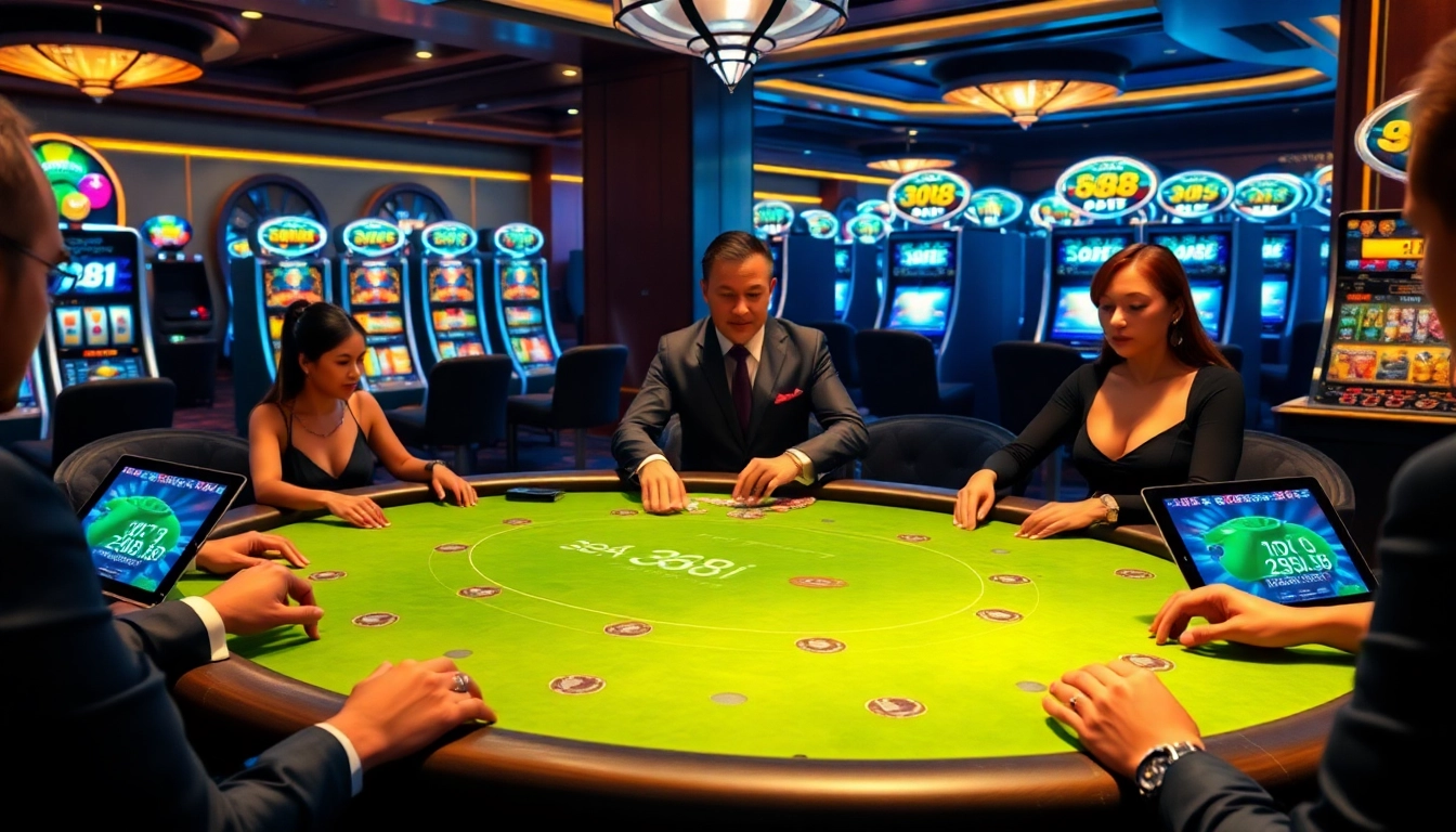 Experience the excitement at 88i nhà cái with lively casino games, poker tables, and vibrant player interactions.