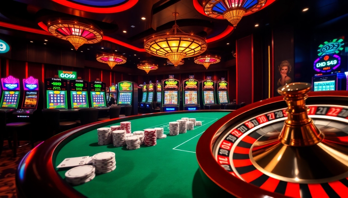 Experience the thrill of casino gaming at Go99 with vibrant slots and poker excitement.