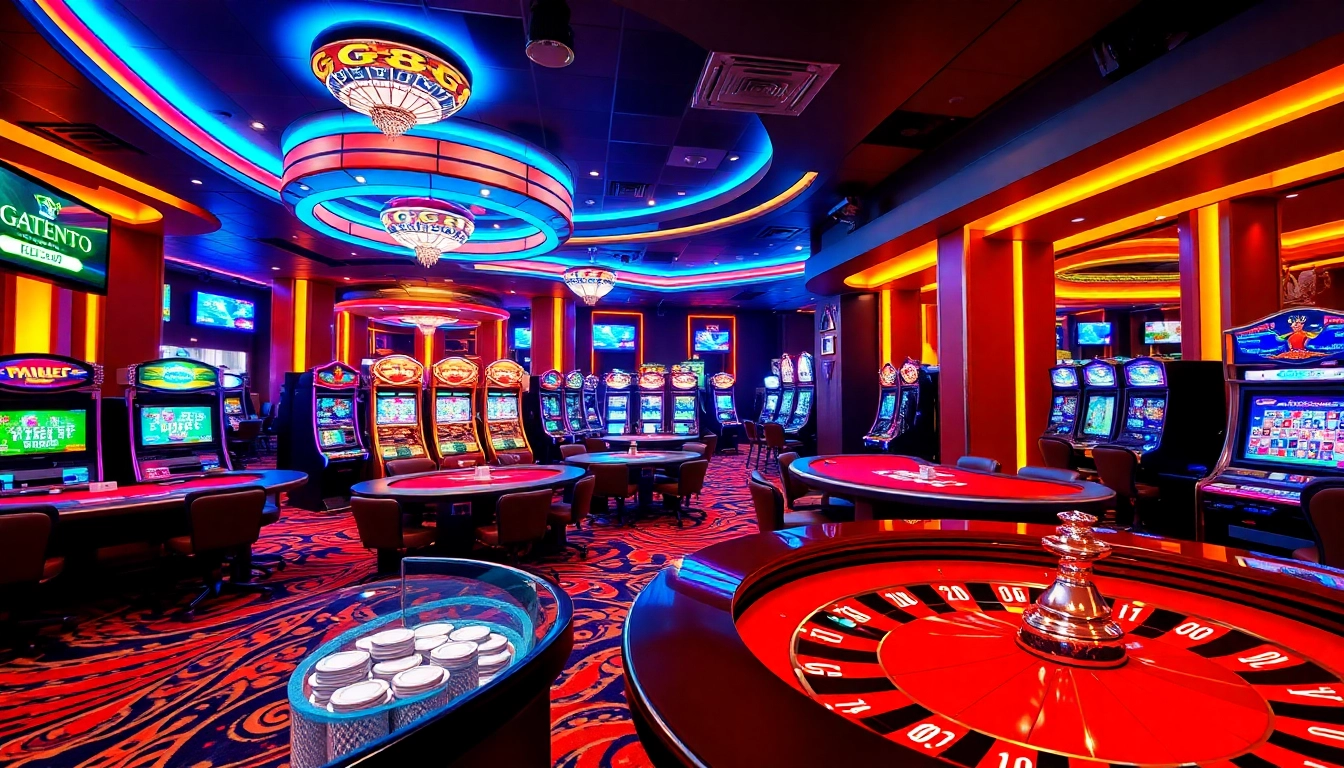 Experience the thrill of gambling at gg88 com with lively casino activities and vibrant decor.