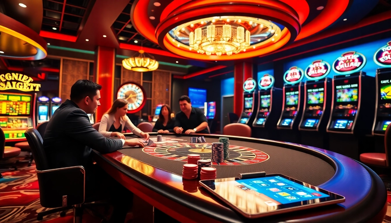 Experience the thrill of online gambling at https://www.6rwin5.com/ with a vibrant casino scene.