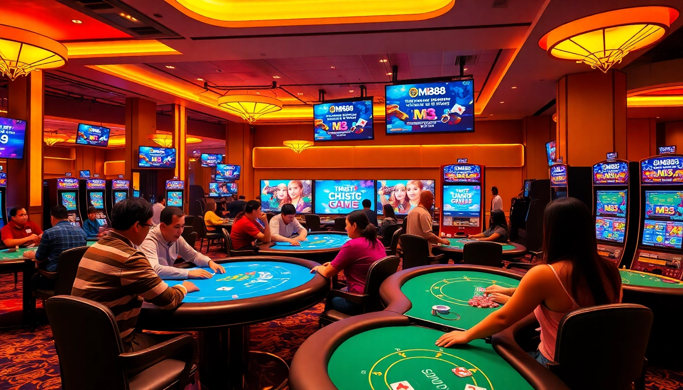 Energetic online casino gameplay featuring MM88's exciting gaming experience.