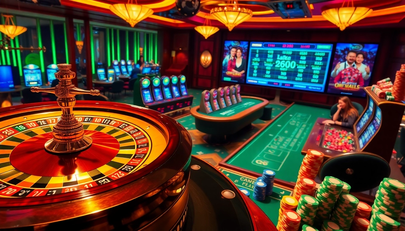 Experience the excitement of rr888 with a luxurious casino atmosphere and vibrant gambling action.