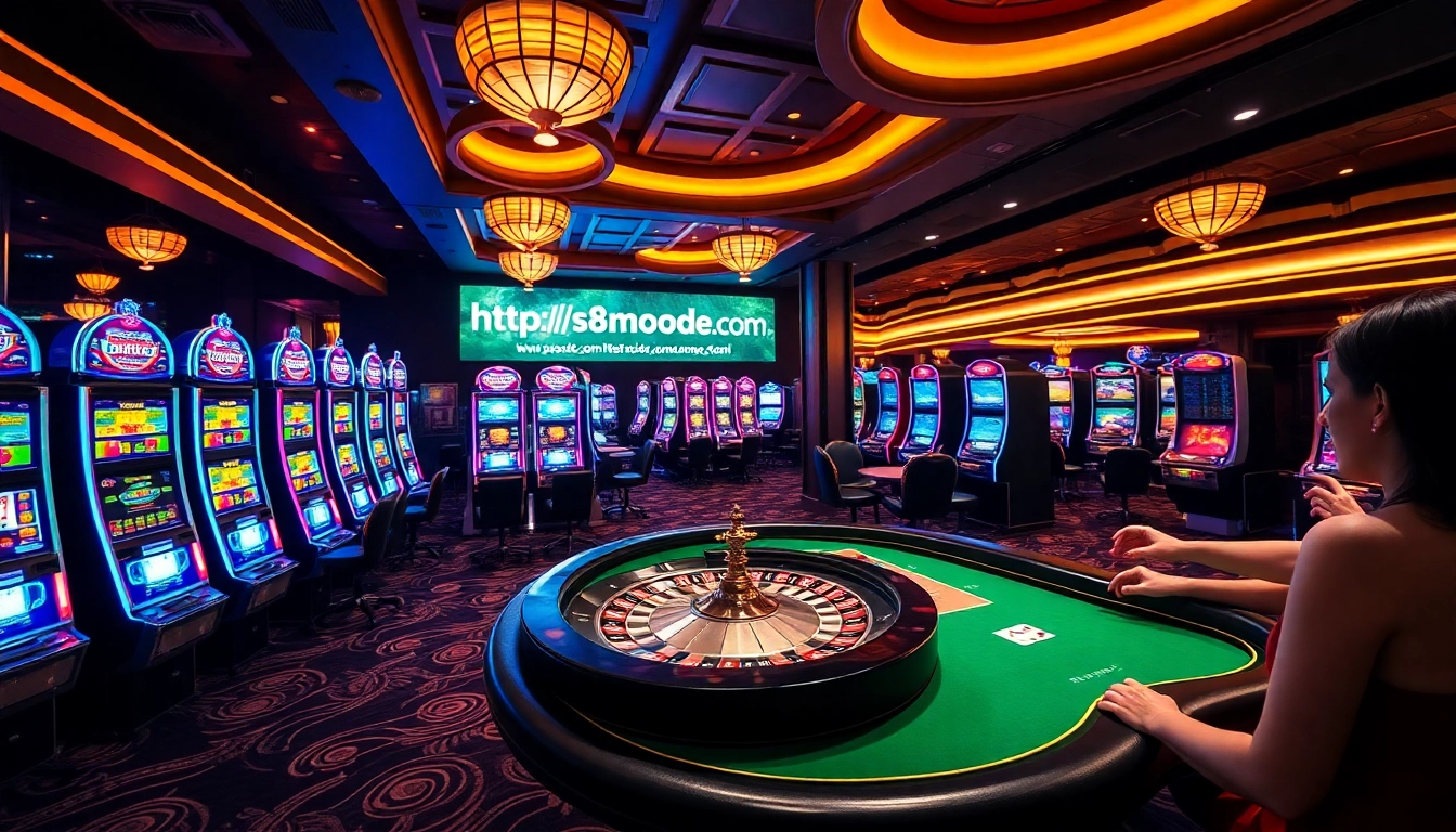 Experience thrilling gameplay at https://s8mode.com/ with vibrant casinos filled with exciting gambling action.