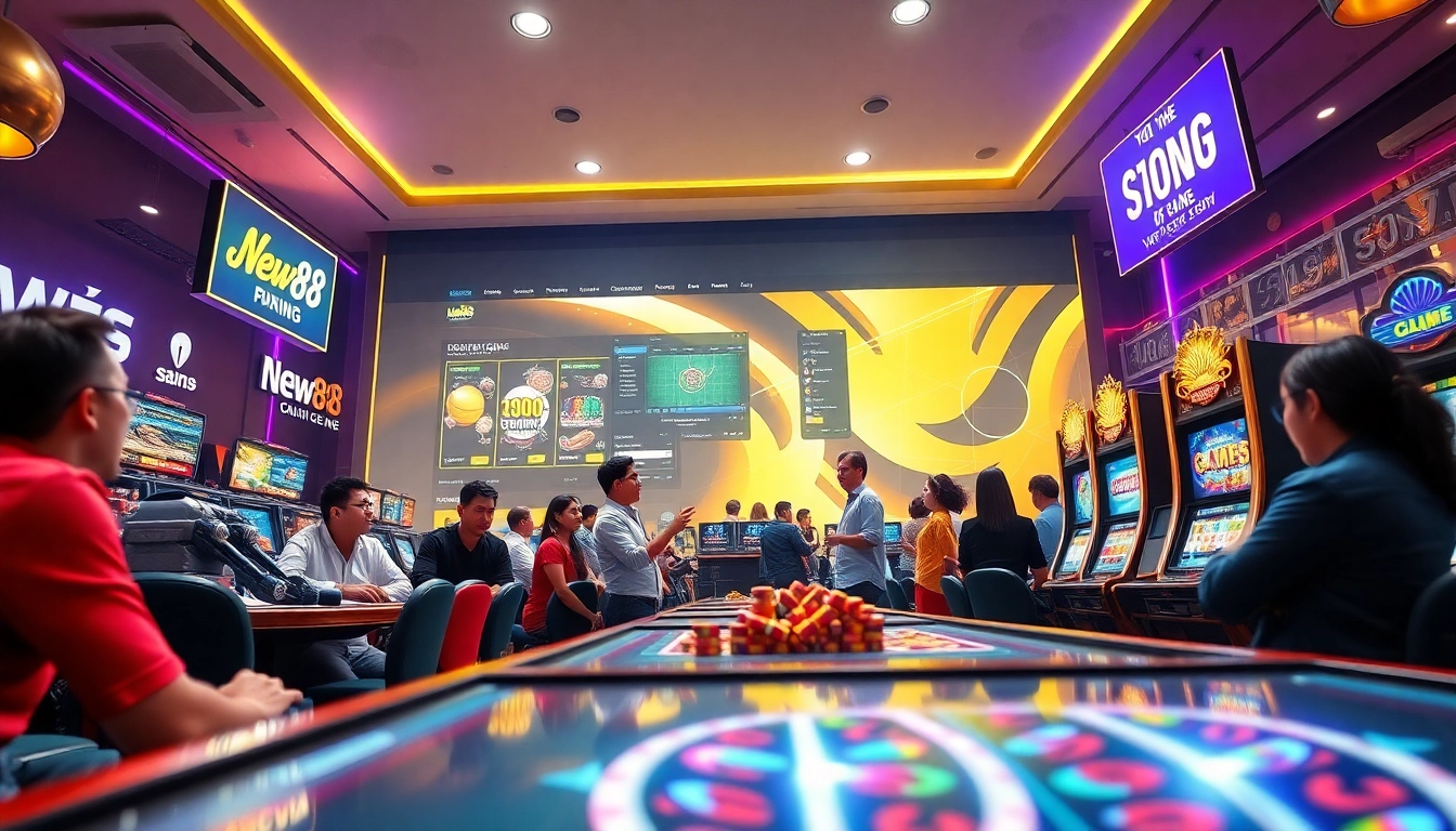 New88 online betting platform featuring engaging user interface and diverse players enjoying a thrilling gaming experience.