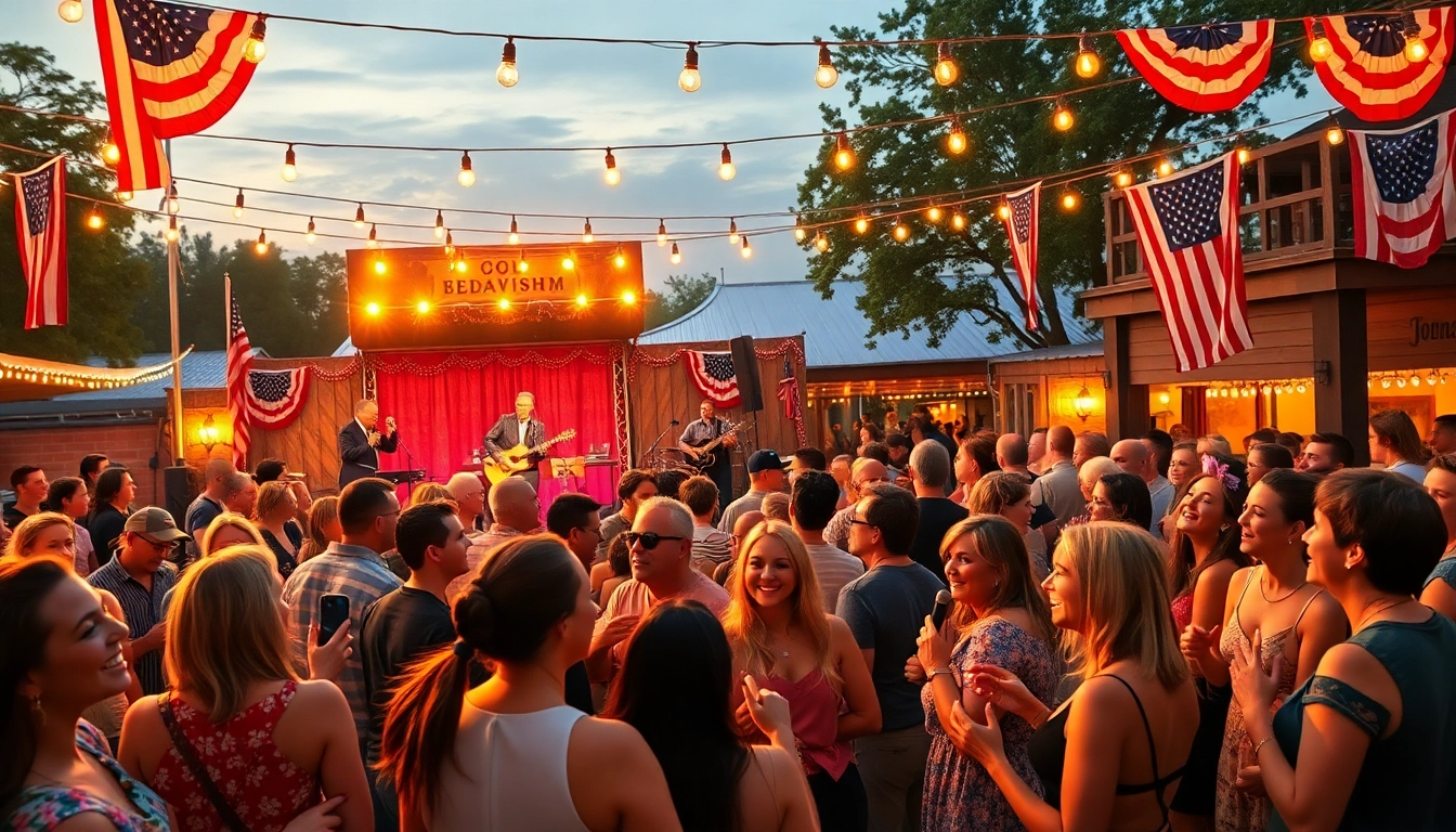 Experience the joy of Johnny Cash's birthday celebration at johnnycashbirthday.com with vibrant music and lively crowds.