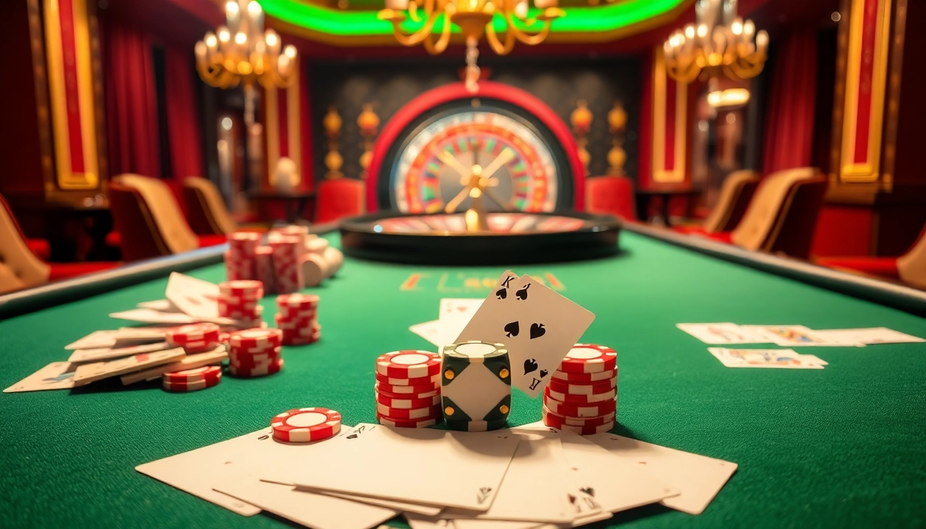 Engage with the thrilling u888 casino experience featuring poker chips and cards on a polished table.