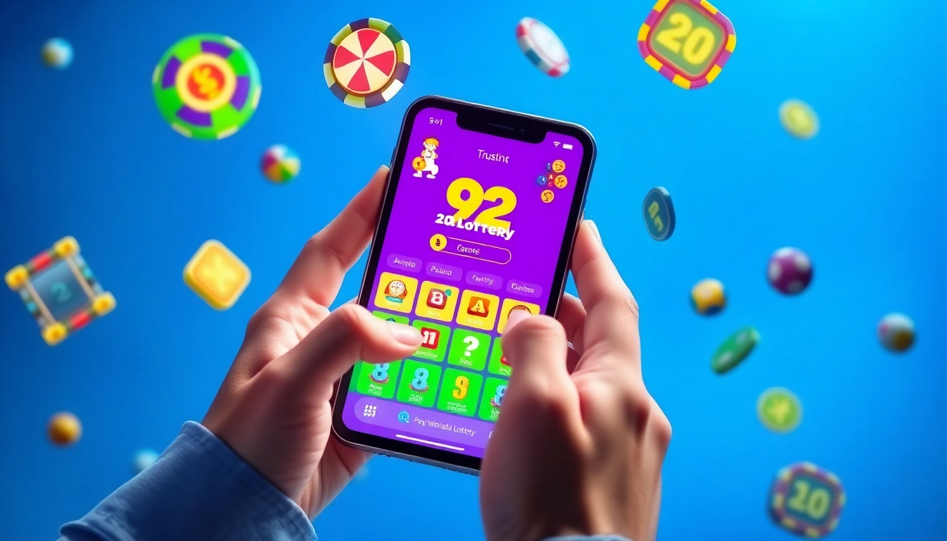 Explore the interactive world of 92lottery with vibrant game graphics and a user-friendly interface.