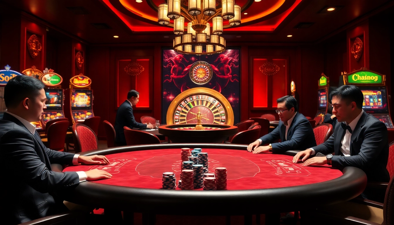 Experience the excitement of NH88 with engaging poker strategies and vibrant casino elements.