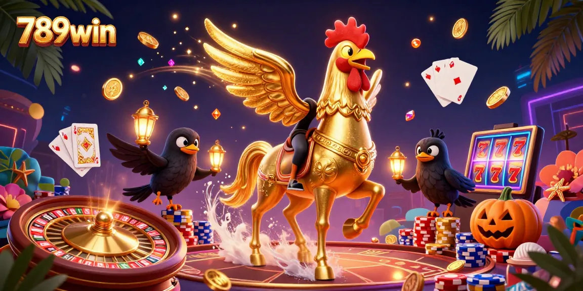 Experience thrilling adventures at 789win as the golden rooster leads the way in a captivating casino